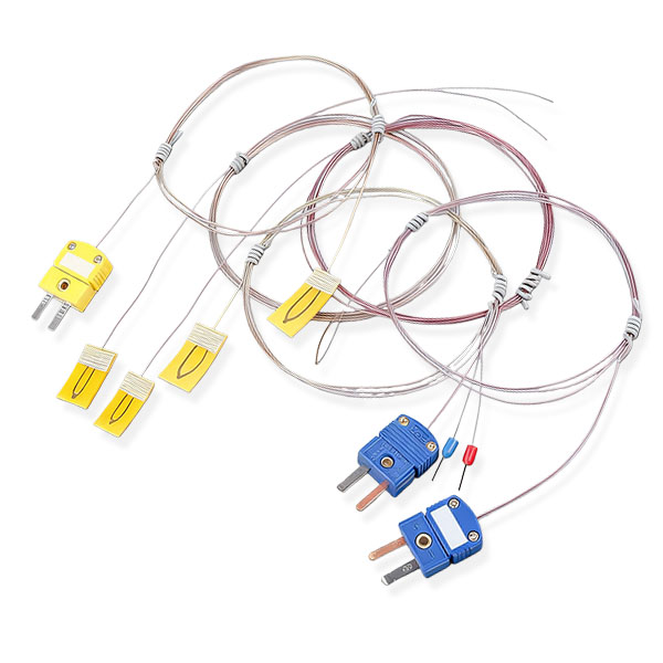 Adhesive Probe K-type Surface Mounted Temperature Sensor Connector Ultra-thin Patch Thermocouple Temperature Measurement Wire