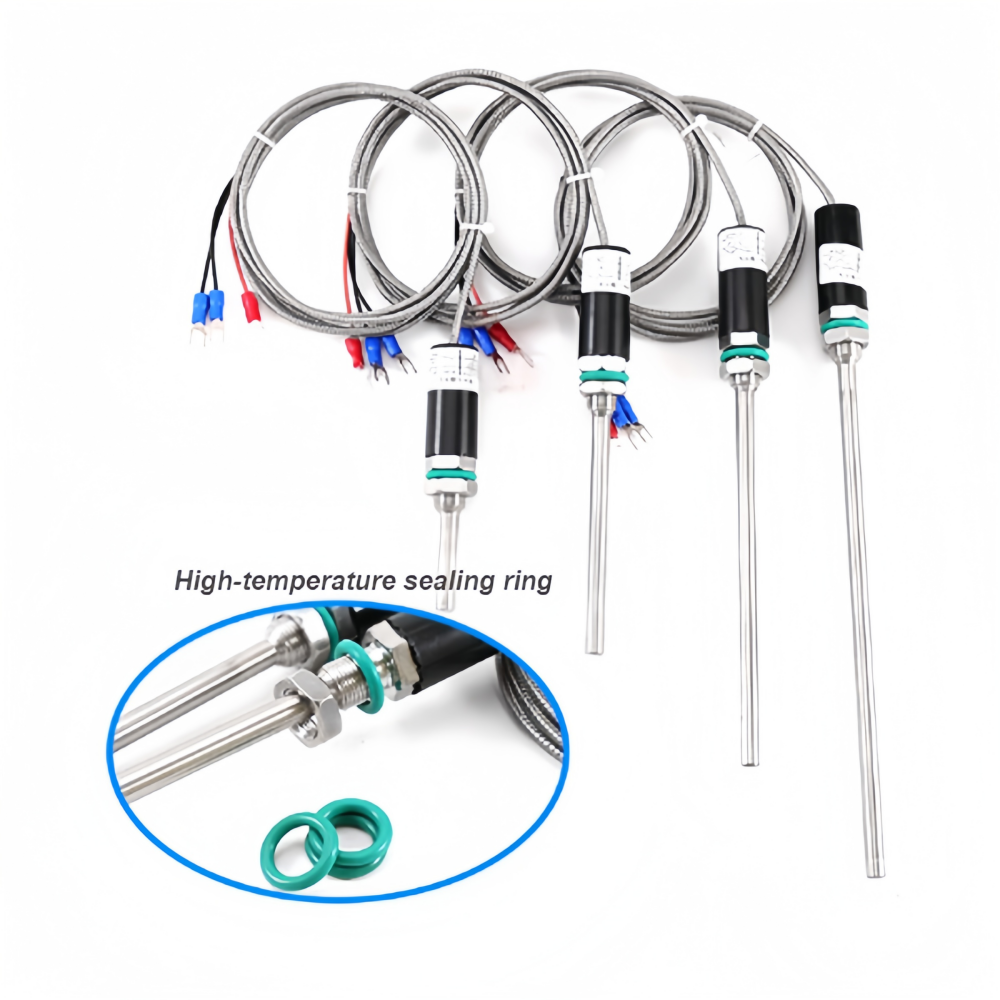 Pt100 Temperature Sensor Platinum Thermoresistor WZP Stainless Steel Waterproof Probe K/E Type Thermocouple Cu50 Temperature - Image 3
