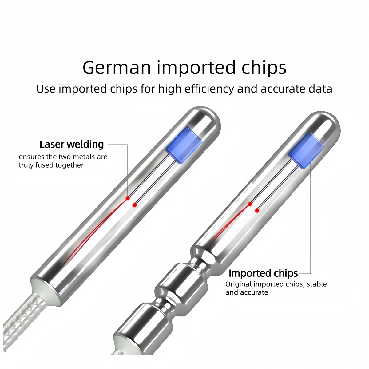 WZP-PT100 Temperature Sensor Platinum Thermocouple Precision Temperature Probe Waterproof High Temperature High Precision K-Type - Image 3