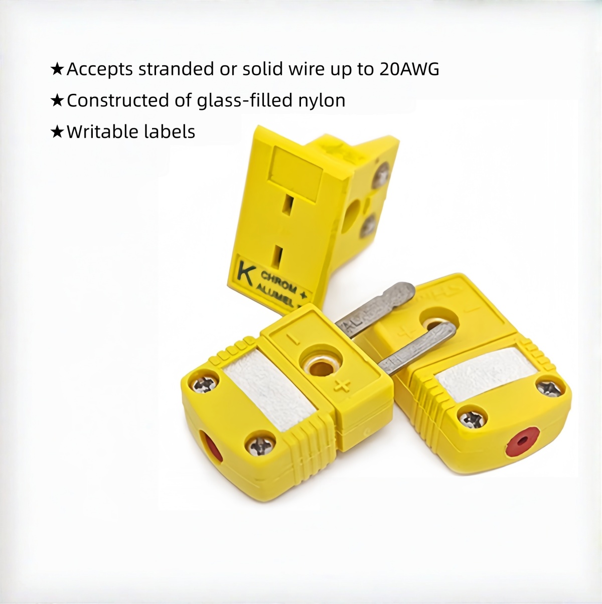 Industrial High-Temperature K-type Thermocouple Plug Socket SMPW/HMPW-K/T/J/E/N/U/R/S-M/F Connector Male and Female - Imagem 4