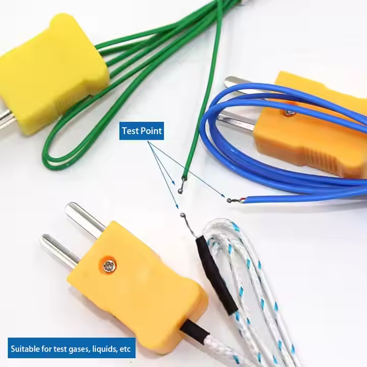 K-Type Bare Wire WRNT-010 Thermocouple Probe Concrete Temperature Measurement Wire Sensing Wire for Temperature Instruments - 画像 2