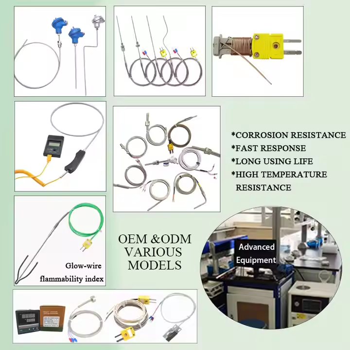 K-Type Bare Wire WRNT-010 Thermocouple Probe Concrete Temperature Measurement Wire Sensing Wire for Temperature Instruments - 画像 3