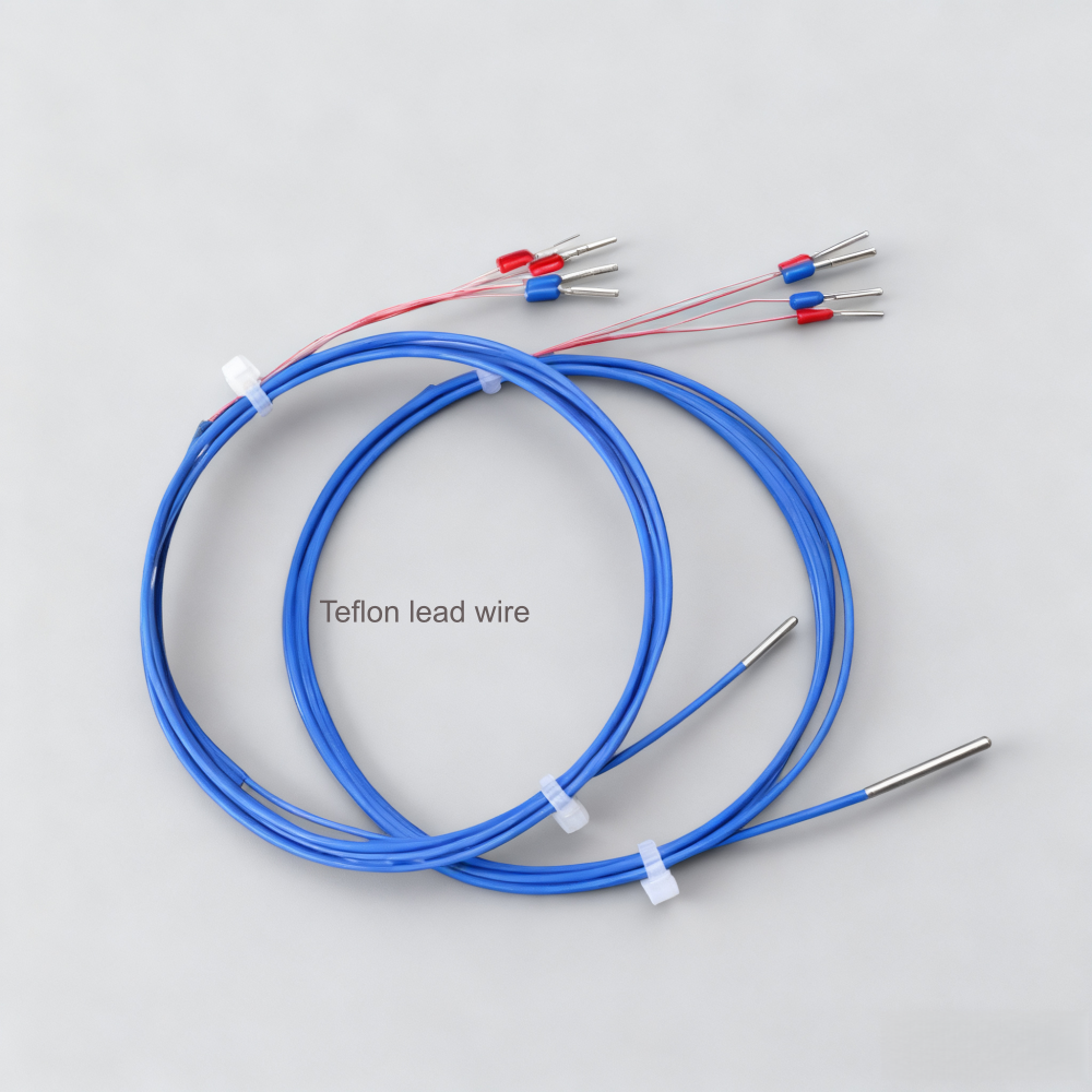 PT100 Temperature Sensor Thermal Resistance Temperature Probe with Diameter of 1mm 1.5mm Ultra-fine Low-temperature Type Probe