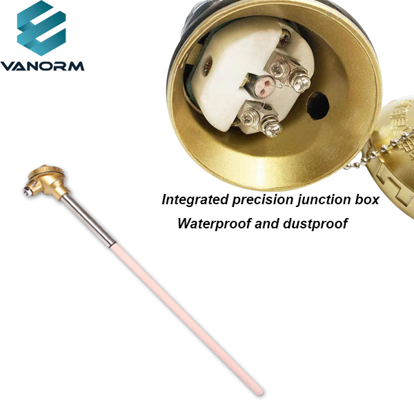 S-type Platinum-rhodium Thermocouple WRP-130/0 - 1600-degree High-temperature Corundum Tube Thermocouple Temperature Sensor - Image 3
