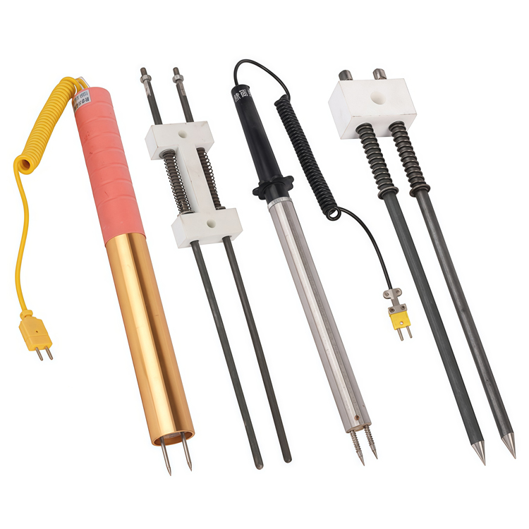 OEM Surface Temperature Sensor k Type Thermocouple Double Needle Surface Probe WRNM 203 1200C Handheld Metal Rod