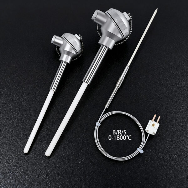 S R B Type Pt Rh Thermocouple Furnace/kiln Industrial Temperature Instrument PtRh10%-Pt S Type Thermocouple 1300 Degree 1600