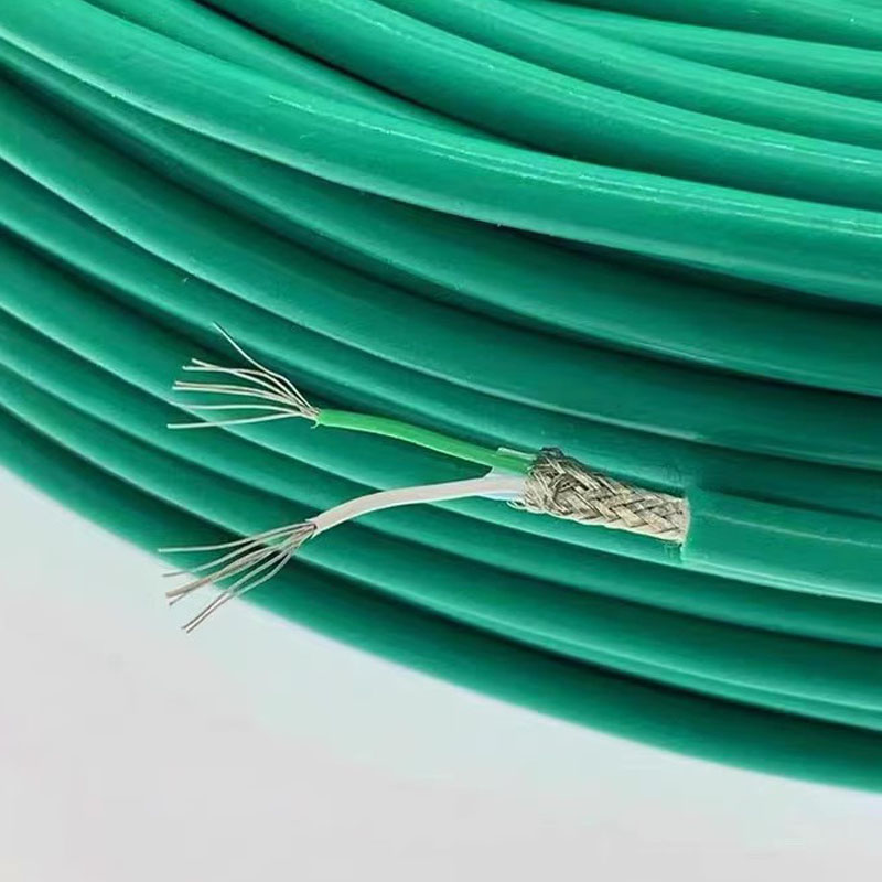 K Type KX 2*7*0.2mm Thermocouple Extension Compensation Wire Silicon Rubber Cable Green White Cable K Type Thermocouple - Imagen 4