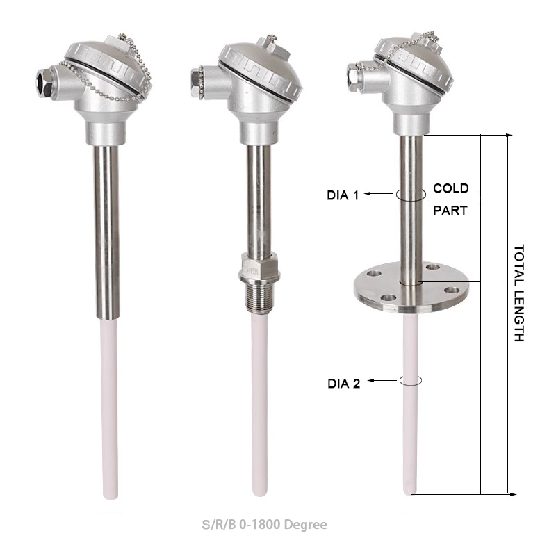 Platinum Thermocouple Protecting Tube Monocrystal Furnace OEM WRP100 Kiln Laboratory Metallurgy 1800 Degree - Изображение 4