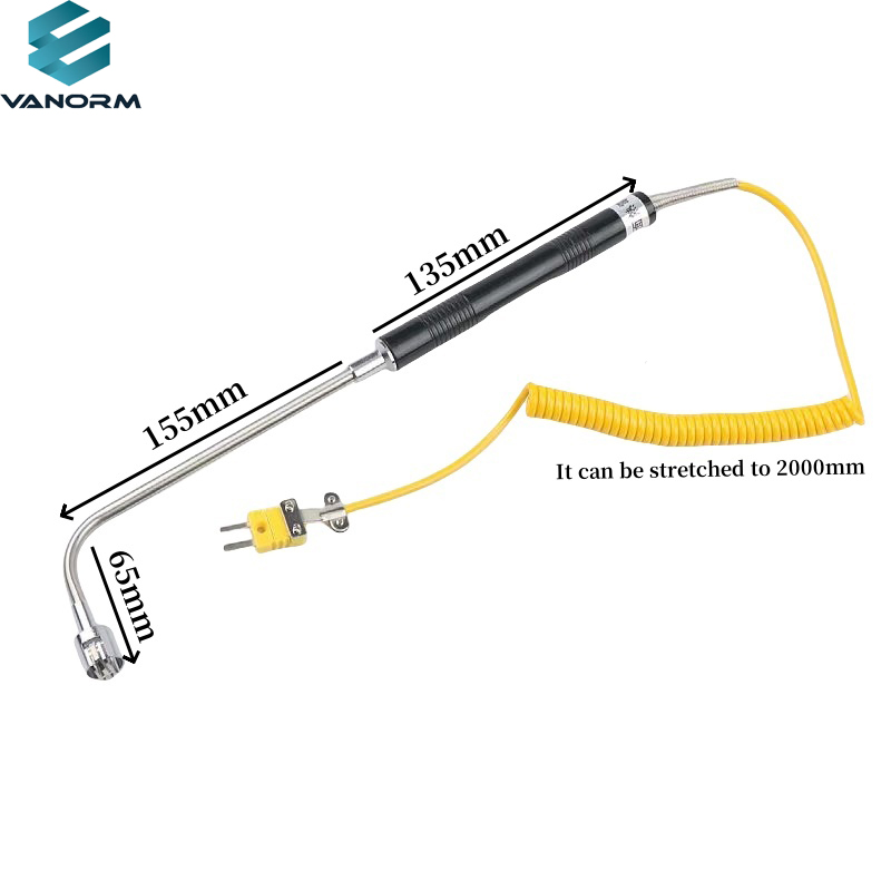 NR Series Industrial-Grade Handheld K-Type Temperature Sensor Probe Thermometer Customized OEM ODM Surface Thermocouple - Image 4