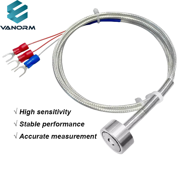 Magnetic Probe Magnet Thermocouple Thermal Resistance PT100 Temperature Sensor K-type Probe Surface Temperature Measurement - Imagem 2