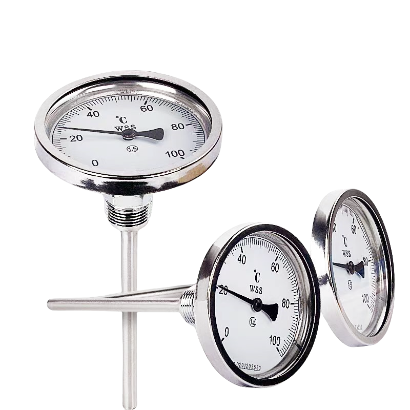 High Quality Bottom Type Transformer Bimetal Thermometers Thermometer Series Industrial Stainless Steel Bimetallic Thermometer - Изображение 4