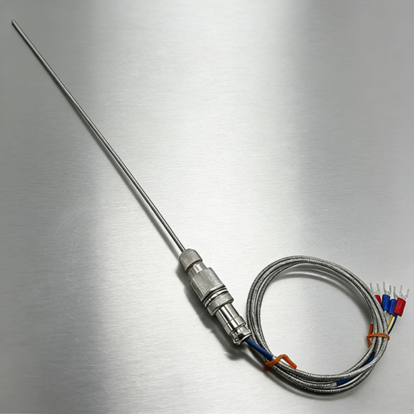 High Quality Pt100 4-Wire RTD Thermocouple Temperature Sensor K/S/N Types Aviation Connector OEM/ODM Stainless Steel IP66 1-Year