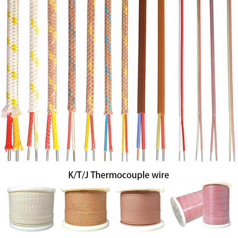 PVC AWG20 Type k Thermocouple Wire Extension Wire 2*0.8mm K Type Thermocouple Red and Yellow Thermocouple - Image 6