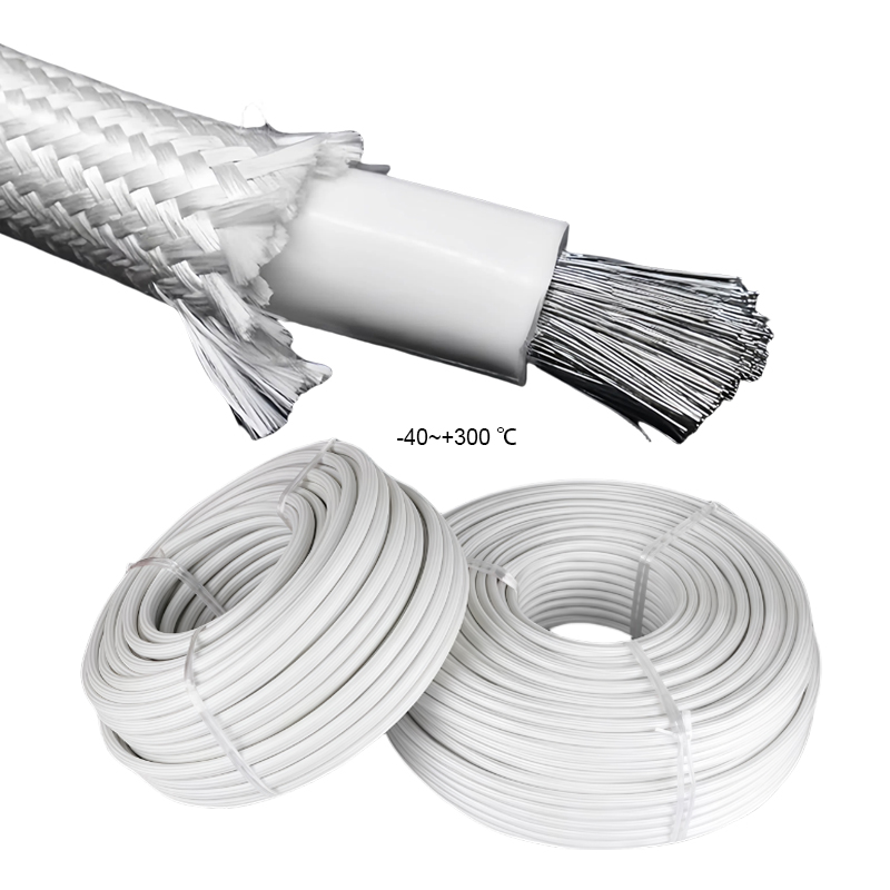 25Câble tressé en fibre de verre mm2, résistant à la chaleur, 4awg, câble en Silicone isolé en Silicone, fil en fibre de verre pour four, 300 degrés - Image 5