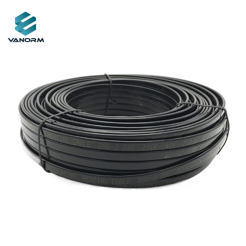 220V 20W/M Self-Regulating Heating Cable Pipe Heat Tracing for Industrial Roof Gutter Snow Melting - Image 4