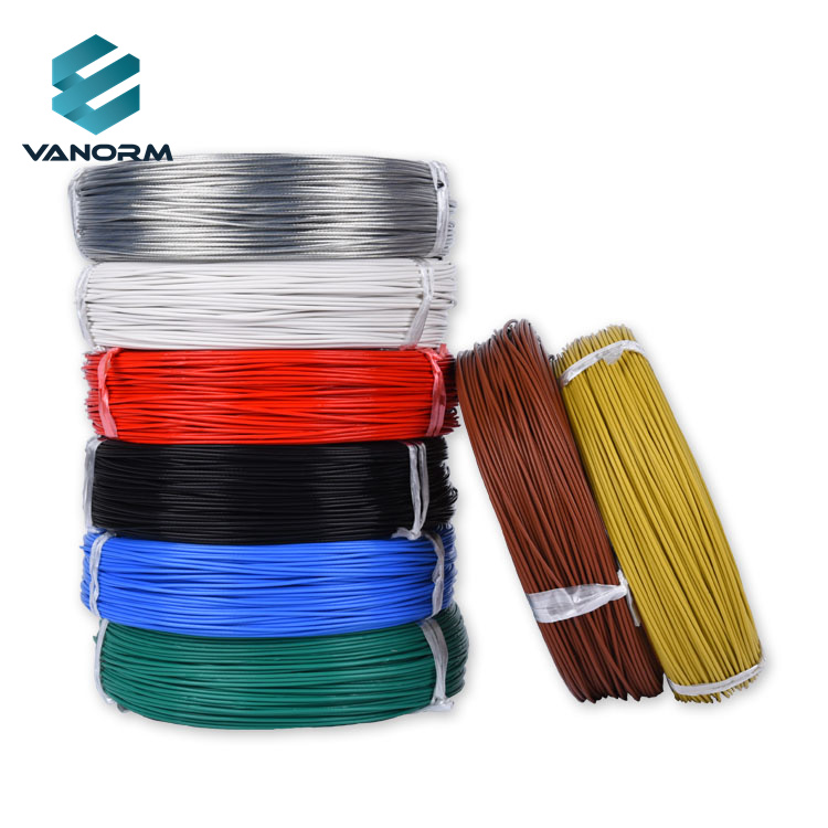 250 Degree 600V PTFE PFA FEP ETFE Insulated High Temperature Wire Electrical Cable