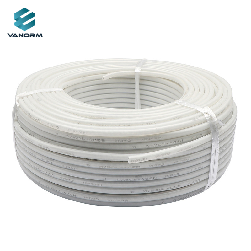 25W 30W 40W 50W Silicone Insulation Parallel Constant Wattage Heating Cable