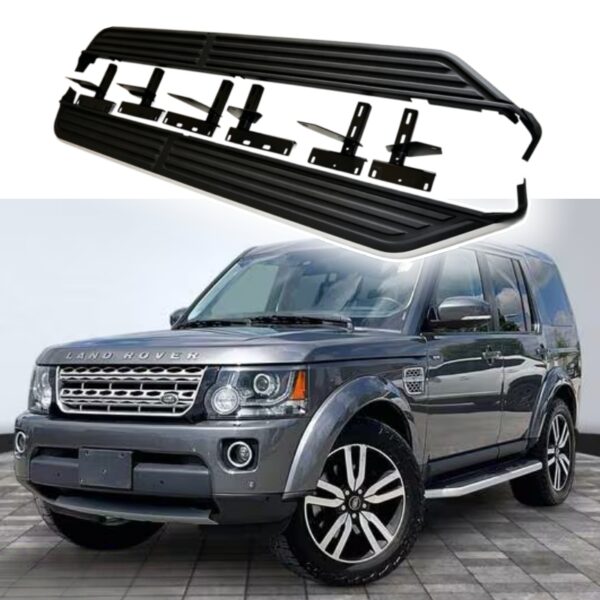 Marchepieds latéraux en aluminium, barre Nerf pour 2005-2014 Remplacement des accessoires extérieurs du Land Rover Discovery LR3 LR4 SUV