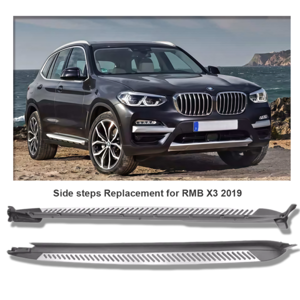 Running Boards Replacement for BMW X3 2019 up G01 Side Steps Nerf Bars From 2019 nak nek 2024 Car Accessories Aluminum+carbon Steel