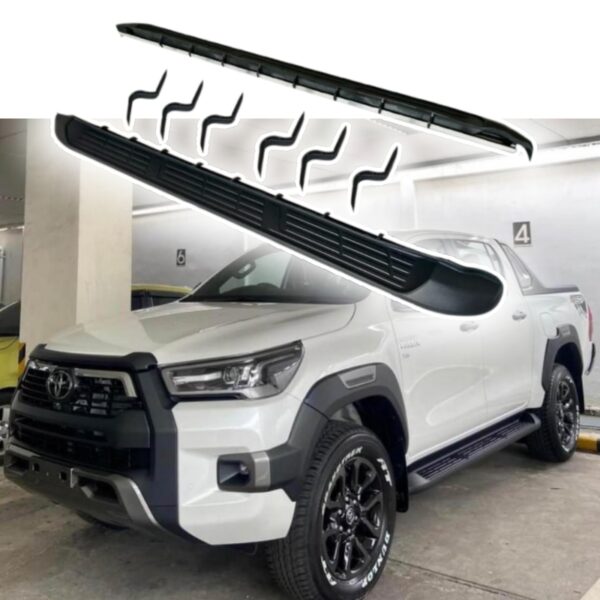 Side Step Running Board Anti Slip Foot Pedal Auto Accessories Side Bar for Hilux Revo Rocco 2015-2024 Exterior Car Parts