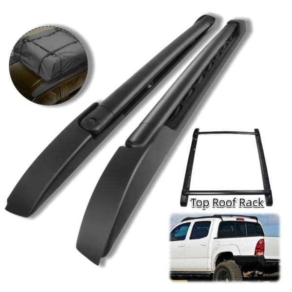 2005-2023 Toyota Tacoma Top Roof Rack Cross Bars Side Rail Set for Heavy-duty Luggage