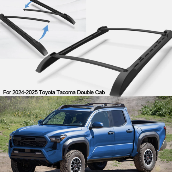 Black Universal Roof Rack Fit for TOYOTA Tacoma 2024+ Modified Special Roof Frame for Heavy-duty Luggage