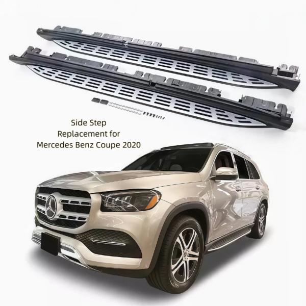 Durable Car Step Bracket Foot Steps Running Boards for Mercedes Benz Coupe 2020 Aluminum Running Boards