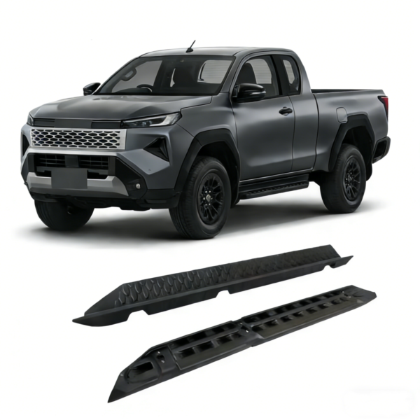 Auto Modification Durable Steel Side Step Running Board Black Easy Installation Fits Travo for 2025