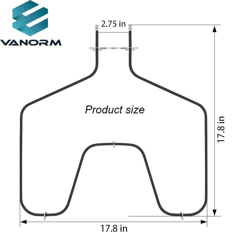 WB44K10005 Oven Bake Element Compatible With GE Hotpoint Americana Oven 240V 2585W - Bild 3