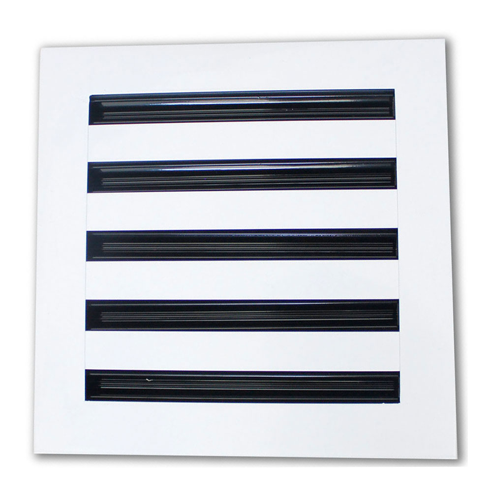 10x10 Modern AC Vent Cover Decorative White Aluminum Air Vent with Standard Linear Slot Diffuser for HeatingRegisters & Grilles