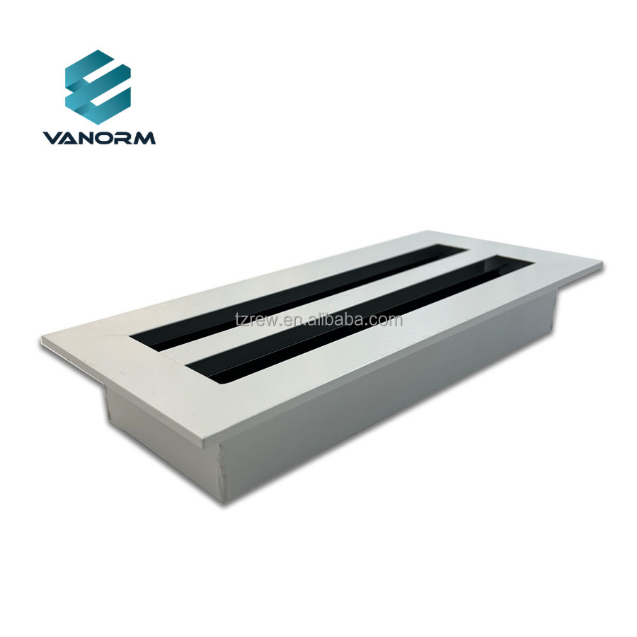VANORM MINI 10X4 Inch Aluminum Alloy Floor Vent Mini Size Registers & Grilles - Imagen 3