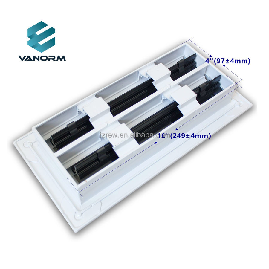 VANORM MINI 10X4 Inch Aluminum Alloy Floor Vent Mini Size Registers & Grilles - Imagen 6